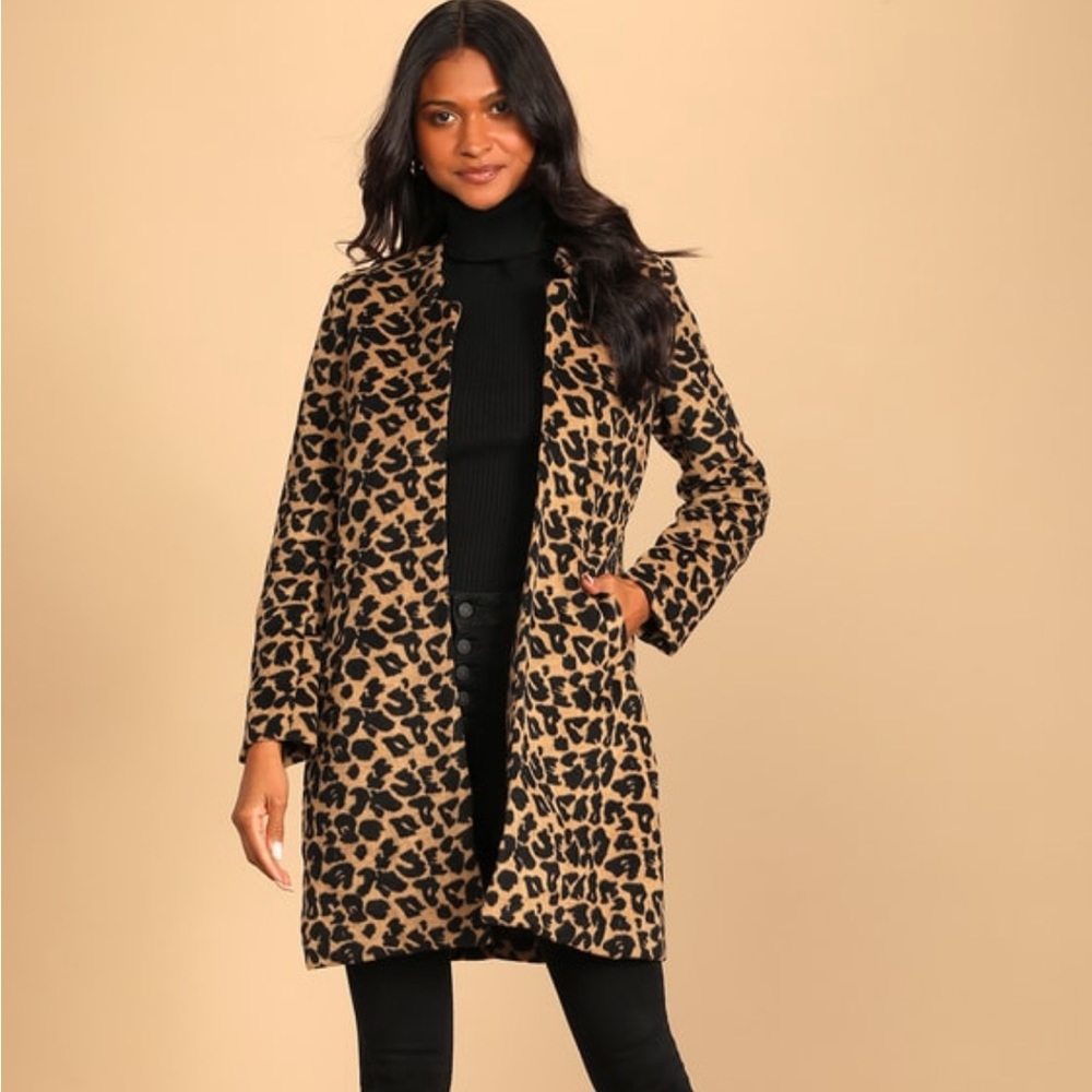 Lulu's Leopard Print Coat